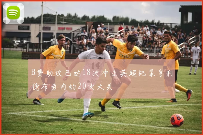 B费助攻已达18次冲击英超纪录亨利德布劳内的20次大关